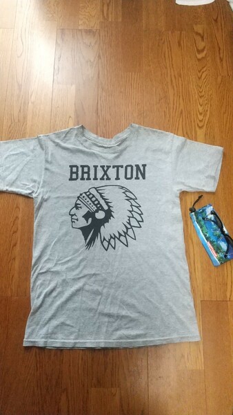 BRIXTON Tシャツ サイズS & BRYAN HERMAN HAPPYHOUR サングラス セット ブリクストン