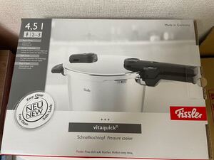 40 fissler フィスラー 圧力鍋4.5L ビタクイックプラス レシピブック付き
