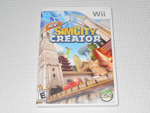 Wii★SIMCITY CREATOR 海外版★箱付・説明書付・ソフト付