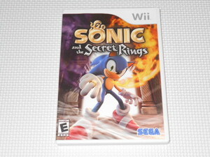 Wii★SONIC and the Secret Rings 海外版★箱付・説明書付・ソフト付