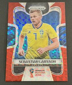 2018 Panini Prizm World Cup Sebastian Larsson Red Mosaic No.240 Sweden ラーション　スウェーデン　ワールドカップ