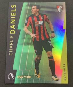 2016 Topps Premier League Charlie Daniels /100 1 Bournemouth ボーンマス　100枚限定