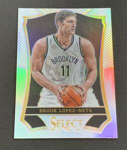 2013-14 Panini Select Silver Brook Lopez No.17 Nets NBA ブルックロペス　ネッツ