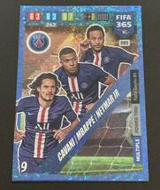 Panini Adrenalyn XL FIFA 365 Cavani Mbappe Neymar JR PSG カバーニ　ムバッペ　ネイマール　パリサンジェルマン_画像1