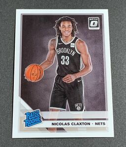 2019-20 Panini Donruss Optic Rated Rookie Nicolas Claxton No.171 RC Rookie Nets NBA クラクストン　ルーキー　ネッツ