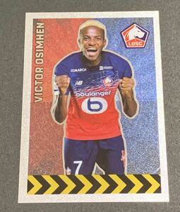 2019-20 Panini Foot Victor Osimhen 161 Lille Sticker Rookie オシムヘン　リール　ルーキー　ステッカー