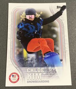2018 Topps Olympic Chloe Kim USA-33 RC Rookie クロエキム　ルーキー　オリンピック