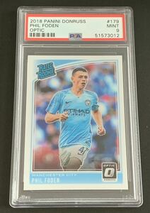 2018-19 Panini Donruss Optic Rated Rookie Phil Foden No.179 RC Manchester City PSA 9 フォーデン　ルーキー　マンチェスターシティ