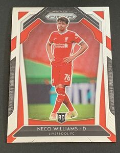 2020-21 Panini Prizm Premier League Neco Williams No.252 RC Rookie Liverpool ネコウィリアムズ　ルーキー　リヴァプール