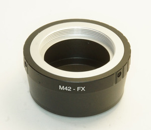 N/B M42 → FUJIFILM X マウントアダプター ピン押し M42→FX 変換 即決 新品 自動絞専用レンズ対応