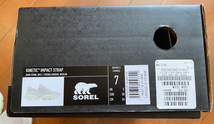 SOREL ソレル KINETIC IMPACT STRP キネティック インパクト ストラップスニーカー ナチュラル US7 24.0cm 着用1回_画像6