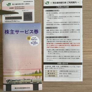 JR東日本　株主優待鉄道割引券　株主サービス券　有効期限2023年6月30日