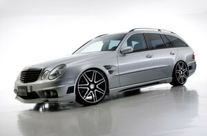 【WALD Sports Line Black Bison Edition】 Eクラス W211 ワゴン ～'06y/'07y～ // 3点KIT FOG version ヴァルド フロント サイド リア