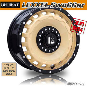 ホイール新品 1本のみ OFFBEAT LEXXEL SwaGGer クラフト段ボール&BLACKRIM 16インチ 6H139.7 7J+40 106.2 業販4本購入で送料無料