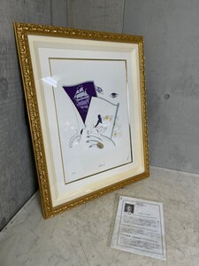 NG050020 エルテ 【双子座】 絵画(版画) シルクスクリーン 幅66×高さ80cm 芸術 美術品 高級 サイン入り