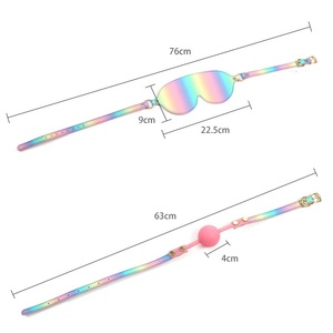 海外発送 海外限定　送料込み カラフル　レインボー拘束　大人のおもちゃ　SM 鞭 緊縛 アダルトグッズ 　　可愛い　目隠し