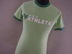 アスレタ★半袖Ｔシャツ★コットンＴシャツ★プリント★ワッペン★フットボール★ATHLETA