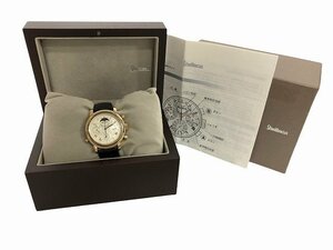 SHELLMAN&CO/シェルマン 腕時計 グランドコンプリケーション 6771-T011179TA クォーツ 革ベルト クロノグラフ メンズ 文字盤シルバー