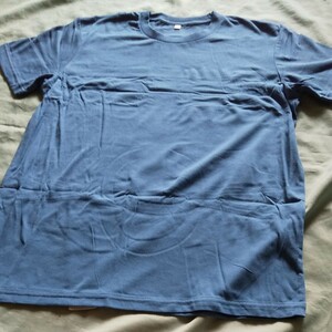 新品 丸首 Tシャツ 青 S サイズ メンズ 半袖 インナー 部屋着 夏用 衣類 トップス 薄手 T シャツ ウォーキング