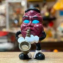 California Raisins カリフォルニアレーズン PVC フィギュア サックス アドバタイジング キャラクター 企業物 レーズン アメキャラ_画像1