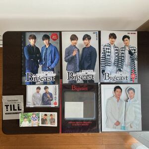 東方神起　Bigeast 会報誌　３冊&ステッカー２枚