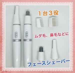 フェイスシェイバー 鼻毛カッター 眉毛カッター エチケットカッター 男女兼用