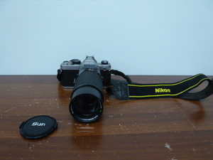 Nikon FM シルバー MC SUN ZOOM 70-210mm 1:3.8 MACRO ニコン フィルムカメラ 動作未確認 ジャンク扱い 長期保管品 激安1円スタート