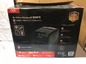 M● 極美品 アコ GBC オートフィード シュレッダー 60AFX 説明書あり 動作確認済 ⑤
