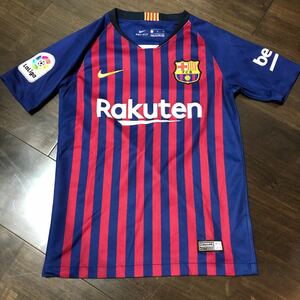 バルセロナ　ジュニアSサイズ　ナイキ FCB レプリカユニフォーム