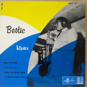 EARL BOSTIC-Bostic Blows (US Orig.4-Track 7EP+PS)