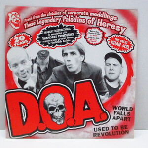 D.O.A. / D.B.S.-World Falls Apart (German Ltd.Yellow with &