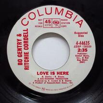 BO GENTRY & RITCHIE CORDELL-Love Is Here / Daylong (Promo)_画像1