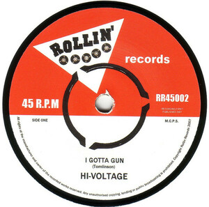 HI-VOLTAGE-I Gotta Gun / Movin' On (UK Limited 7/廃盤 NEW)