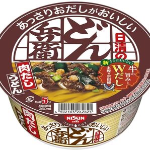 日清■あっさりおだしがおいしいどん兵衛 肉だしうどん 72g ×12個■牛の旨みとWだし 日清食品