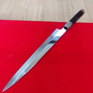 城山刃物製作所(新品)(新製品)尺 極薄柳刃 超鋼スーパー本焼(セミステン)(錆びにくい)世界一の薄さに挑戦した当社でしか造れない包丁です