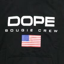 DOPE ドープ DOPE USAロゴ プルオーバーパーカー（ブラック）(XXL)【並行輸入品】_画像4