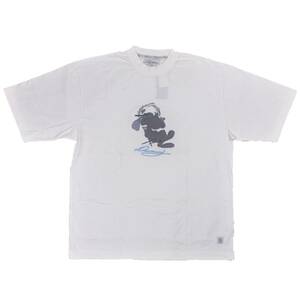 Davoucci ダボーチ ドッグキャラロゴ 半袖 Tシャツ（ホワイト）XXL [並行輸入品]