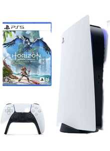 新品 ソフト付き PlayStation 5 (CFI-1100A01) + Horizon Forbidden West (ECJS-00014) PS5 セット ディスクドライブ搭載モデル 本体