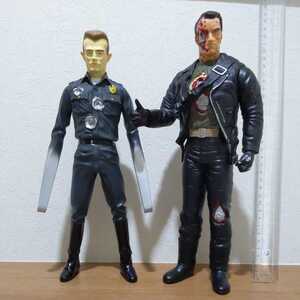 1997 ツクダホビー絶版当時物 ターミネーター2対決SET S=1:6 P.V.C COMPLETED MODEL SERIES【TERMINATOR T800 VS T1000】“JUDGMENT DAY”