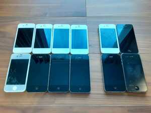 【ジャンク】iPhone4s 8台　　iPhone4 4台 まとめて