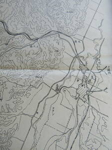 4北海道美幌の古地図　（わら半紙のような紙に印刷）　　～陸軍出身の旧家から出た品　　08file