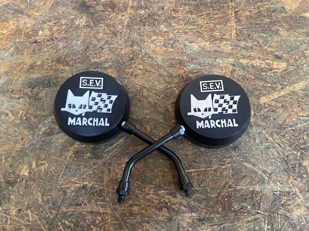 マーシャル 当時旧車用ショートミラー MARCHAL 送料込み 【お買い得