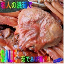 2)即納!! 特大【浜茹で蟹6尾で2.5-3kg】境港直送!! -6尾で2.5kg位-...「su冷紅蟹6尾で2.5kg」以上_画像1