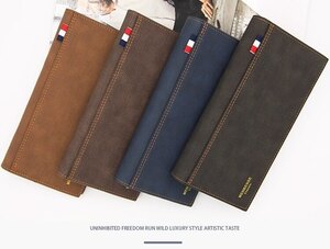 長財布 メンズ 薄い 極薄 薄型 軽い コンパクト サイフ プレゼント 人気 大容量 お札入れ カード 収納 小銭入れ コインケース カードケース
