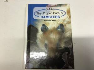  prompt decision foreign book * hamster book@*Proper Care of Hamsters ( hard cover ) Marianne Mays