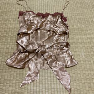 Viktor &amp; Rolf Victor &amp; Lolf Camisole Race Gloss 38 Rayon Ladies Sexy Party Brand через автобусную остановку