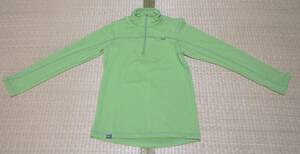  prompt decision Millet MILETT long sleeve shirt thin. fleece. like green M size excellent level 