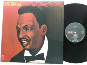 日本盤LP Earl Gaines ／ That's How Strong My Love Is （Vivid Sound VS 7010 ）枚数限定盤№078　A　☆