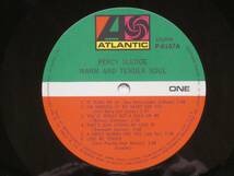 日本盤LP 美品　Percy Sledge ／ Warm & Tender Soul （Atlantic P-6167A ）帯付 Mono　A　☆_画像3