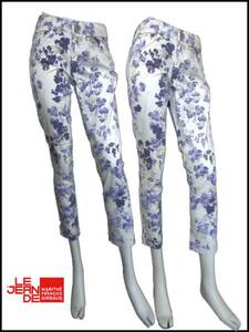  Mali te franc sowa Jill bo-!botanik! skinny pants floral print! new goods [S-W61]